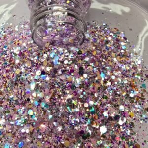 Lily of the Valley Iridescent Chunky Mix Glitter – 2 oz (By Weight)