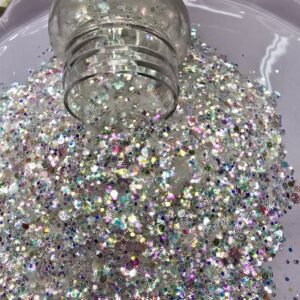 Ice Queen Iridescent Opal Chunky Mix Glitter – 2 oz (By Weight)