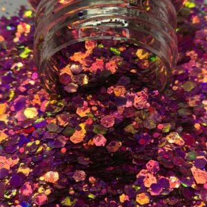 Gossip Girl Color Shift Pink/Purple Chunky Mix Glitter – 2 oz (By Weight)